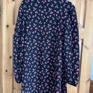 Primark Black and Pink Floral Dress